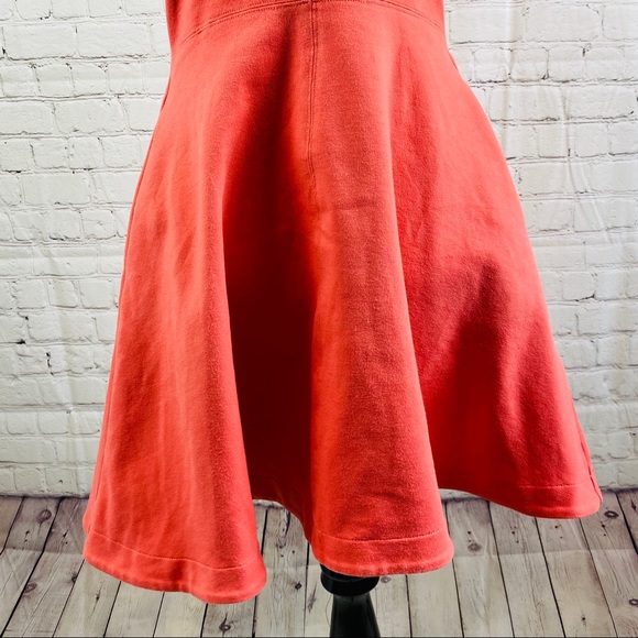 Kate Spade Saturday Fit & Flare Dress Coral Cotton - Picture 4 of 10